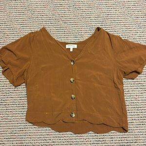 Cropped Mulled Cider Blouse